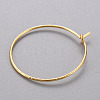 Brass Hoop Earrings KK-T032-005G-4