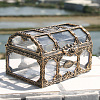 Rectangle Plastic Transparent Antique Pirate Treasure Boxes LS-PW-WG47828-01-1