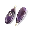 Natural Amethyst Pendants G-D357-03B-2