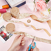 15 Yards 3 Styles Polyester Single Face Velvet Ribbons SRIB-BC0001-31A-3