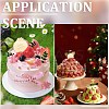 21Pcs Birthday Theme Mirror Effect Acrylic Birthday Cupcake Insert Card Decoration AJEW-SP0001-75-4
