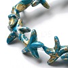 Synthetic Turquoise Dyed Beads Strands LS-G-P507-04R-2