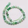 Natural Fire Crackle Agate Bead Strands G-G882-10mm-B01-2