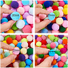 1 Box(400pcs) Pom Poms Craft Making Assorted Sizes & Colors High-elastic Good Quality Pom Poms Creative Craft DIY Material DIY-BC0001-02-5