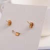 304 Stainless Steel Pendants and Stud Earring Jewelry Sets X-SJEW-E051-24M-2