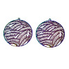 Ion Plating(IP) 201 Stainless Steel Filigree Pendants LS-STAS-S118-020-1