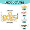 100Pcs 4 Colors Alloy Pendants FIND-SP0002-36-2