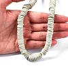 Flat Round Handmade Polymer Clay Beads CLAY-R067-10mm-02-7