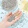 1200Pcs 6 Styles CCB Plastic Spacer Beads CCB-PA0001-09P-3