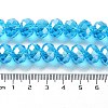 Anti-Tarnish Glass Beads Strands GR12MMY-20L-4