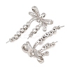 Brass Micro Pave Cubic Zirconia Peg Bails CU-CBA8264-04P-2