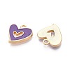 Alloy Enamel Pendants PALLOY-T092-27G-06-2