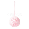 Yarn Knitted Christmas Ball Ornaments LS-AJEW-P106-01C-1