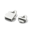 304 Stainless Steel Bayonet Clasps STAS-B082-01D-P-2