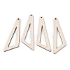 Undyed Wooden Big Pendants WOOD-TA0002-31-1