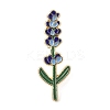 Cartoon Lavender Alloy Enamel Pins Brooches for Backpack Clothes JEWB-S028-10A-1