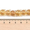 Gold Sand Lampwork Beads Strands LAMP-P069-02A-08-3