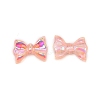 Bowknot Resin Cabochons MRMJ-WH0074-32E-1