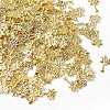 (Defective Closeout Sale: Oxidation) Brass Metallic Nail Cabochons MRMJ-XCP0001-41G-3