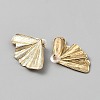 304 Stainless Steel Fan Stud Earrings EJEW-WH0020-50A-2