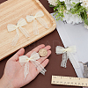 Lace Bowknot Shoe Decorations FIND-WH0126-646A-3