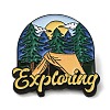 Outdoor Camping Theme Enamel Pins JEWB-F030-01-1