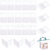 300Pcs Transparent PVC Self Adhesive Hang Tabs CDIS-HY0001-01-1