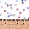 6/0 Transparent Inside Colours Glass Seed Round Beads SEED-N006-004-4