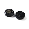 Dyed Black Synthetic Turquoise Beads G-F775-B03-2
