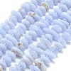 Natural Blue Lace Agate Chip Beads Strands G-NH0016-J01-01-1