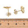 Ion Plating(IP) 304 Stainless Steel Stud Earring Findings STAS-I206-01G-3