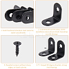 20 Sets 304 Stainless Steel Floating Shelf Brackets DIY-CP0012-49B-5