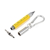 Aluminum Practical 6-in-1 Keychain Pen LS-AJEW-R004-01P-06-3