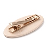 Oval with Word Love Resin Alligator Hair Clips PHAR-D015-01E-2