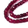 Dyed Natural Agate Beads Strands G-T138-211E-4