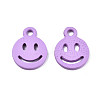 Spray Painted Alloy Charms X-PALLOY-T075-121B-RS-3