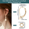 40Pcs Brass Leverback Earring Findings KK-CN0003-02-2