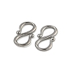 Non-Tarnish 304 Stainless Steel S-Hook Clasps STAS-U007-20B-P-2