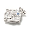 Brass Micro Pave Cubic Zirconia Pendants KK-H507-01P-2