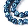 Baking Paint Glass Beads Strands DGLA-N016-8mm-10-3