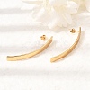 201 Stainless Steel Stud Earrings SA-CBA4A0D-09G-2