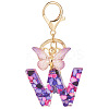 Resin Butterfly Pendant Keychains KEYC-TAC0034-03W-1