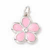 Brass Enamel Pendants KK-P217-02P-2
