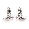 Tibetan Style Alloy Cowboy Boot Charms TIBEP-20076-AS-LF-2