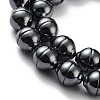 Synthetic Non-Magnetic Hematite Beads Strands G-H303-B18-3