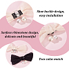 4Pcs 2 Colors Polyester Bowknot Shoe Decorations FIND-FG0002-39-4