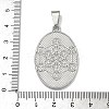 Religion Theme 304 Stainless Steel Pendants STAS-F336-06E-P-3