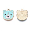 Alloy Enamel Pendants ENAM-N054-75B-3