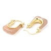 Real 16K Gold Plated Brass Hoop Earrings EJEW-A102-01G-02-2
