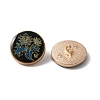 Alloy Enamel Shank Buttons BUTT-WH0015-52F-2